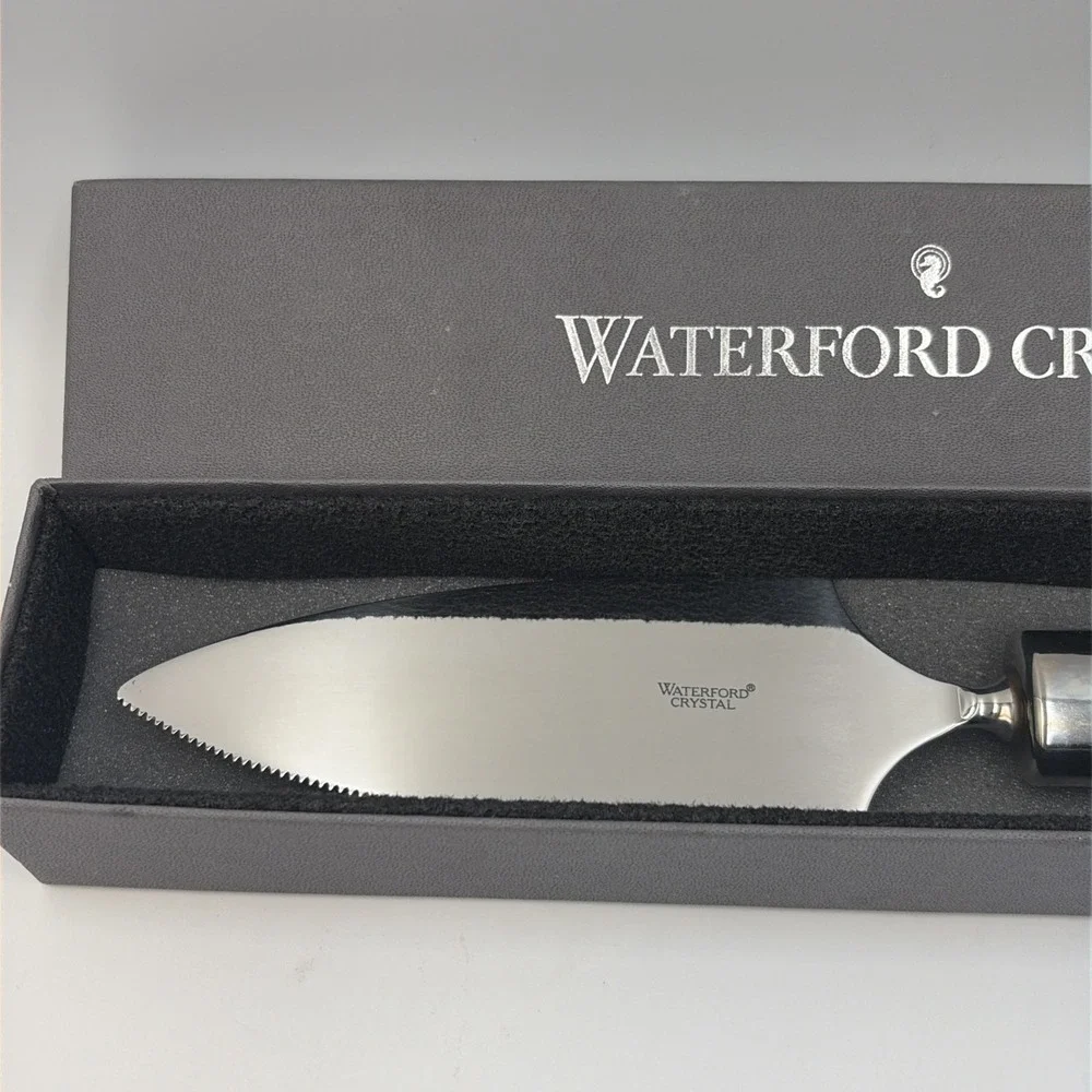 Waterford Crystal Wedding Cake Pie Server 12